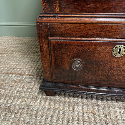 COUNTRY HOUSE PERIOD ANTIQUE OAK MULE CHEST - ADDITIONAL PHOTO 4