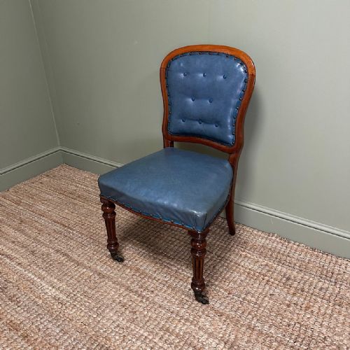 QUALITY SET OF SIX ANTIQUE VICTORIAN MAHOGANY DINING CHAIRS - ADDITIONAL PHOTO 2