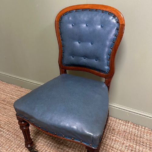 QUALITY SET OF SIX ANTIQUE VICTORIAN MAHOGANY DINING CHAIRS - ADDITIONAL PHOTO 3