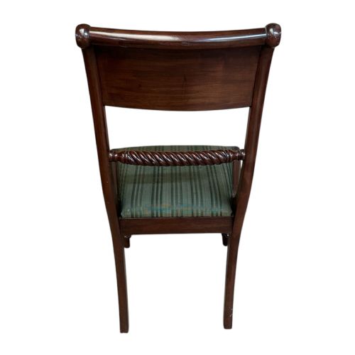 SET OF 10 REGENCY MAHOGANY DINING CHAIRS - ADDITIONAL PHOTO 3