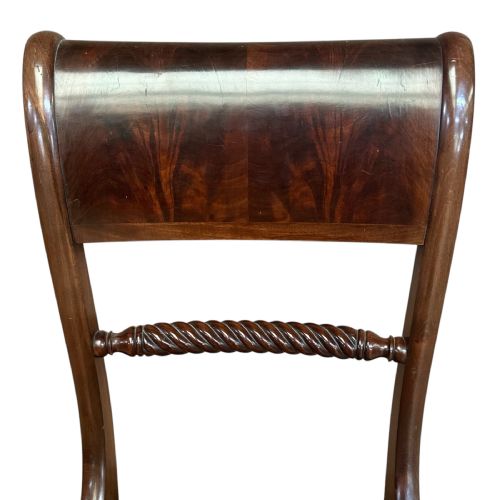 SET OF 10 REGENCY MAHOGANY DINING CHAIRS - ADDITIONAL PHOTO 6