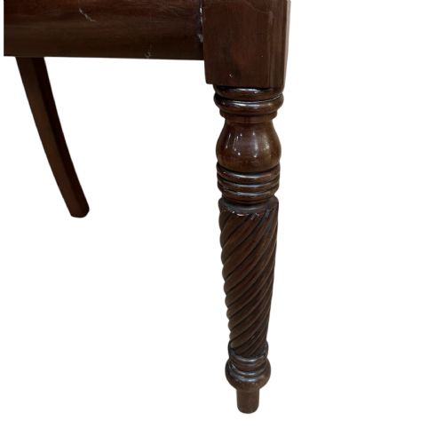 SET OF 10 REGENCY MAHOGANY DINING CHAIRS - ADDITIONAL PHOTO 7