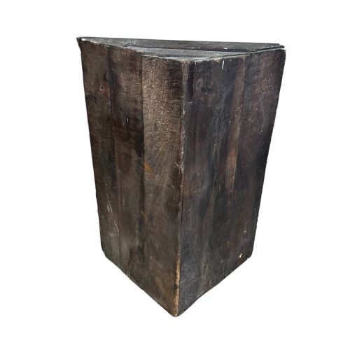 GEORGIAN OAK ANTIQUE CORNER CABINET - ADDITIONAL PHOTO 4