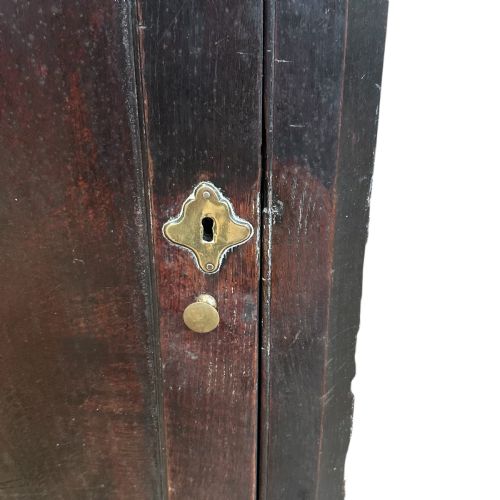 GEORGIAN OAK ANTIQUE CORNER CABINET - ADDITIONAL PHOTO 8