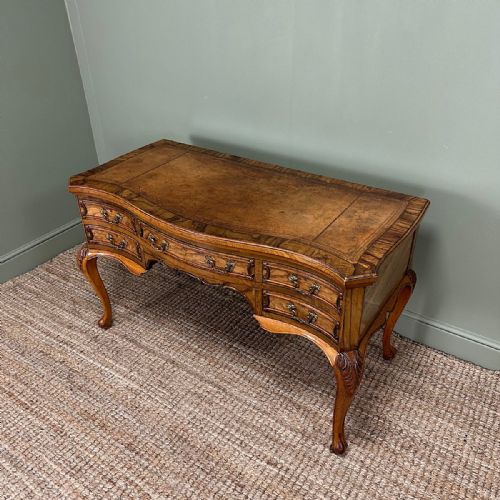 SUPERB QUALITY WALNUT ANTIQUE VICTORIAN DESK - ADDITIONAL PHOTO 9