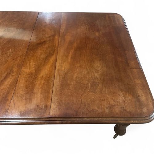 LARGE MAHOGANY ANTIQUE VICTORIAN DINING TABLE - ADDITIONAL PHOTO 2
