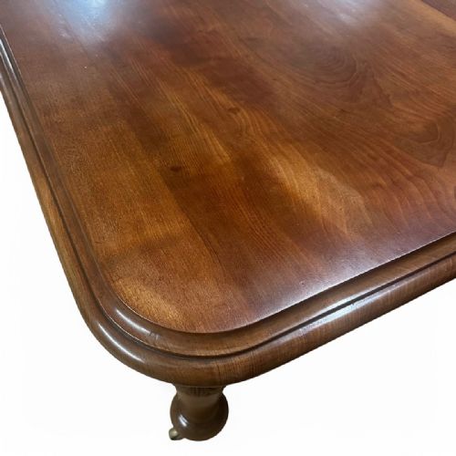 LARGE MAHOGANY ANTIQUE VICTORIAN DINING TABLE - ADDITIONAL PHOTO 3
