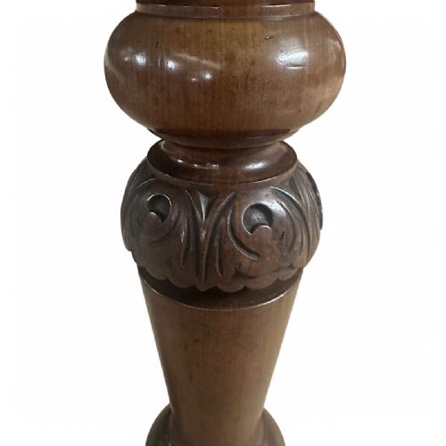 LARGE MAHOGANY ANTIQUE VICTORIAN DINING TABLE - ADDITIONAL PHOTO 6