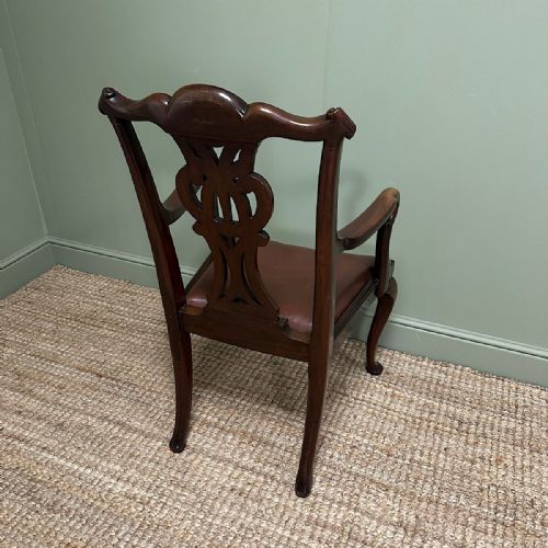 QUALITY SET OF 8 ANTIQUE VICTORIAN DINING CHAIRS BY WILLIAM WALKER SONS - ADDITIONAL PHOTO 2