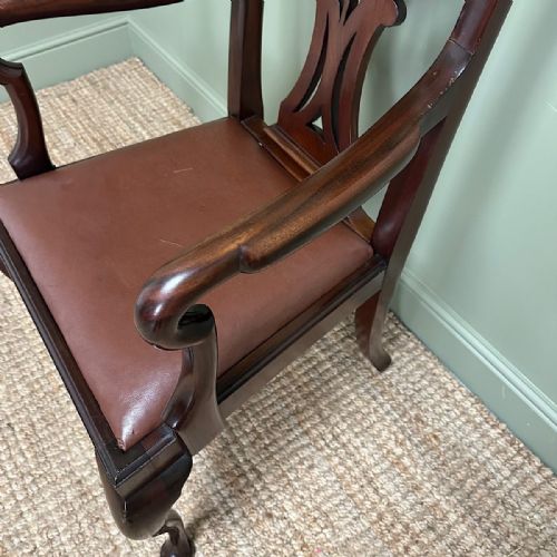 QUALITY SET OF 8 ANTIQUE VICTORIAN DINING CHAIRS BY WILLIAM WALKER SONS - ADDITIONAL PHOTO 4