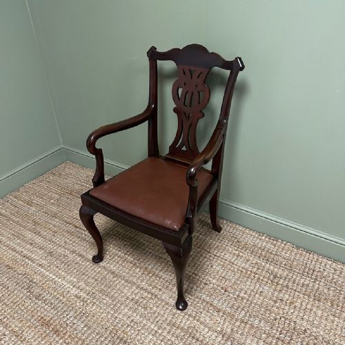 QUALITY SET OF 8 ANTIQUE VICTORIAN DINING CHAIRS BY WILLIAM WALKER SONS - ADDITIONAL PHOTO 5