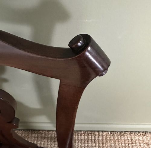 QUALITY SET OF 8 ANTIQUE VICTORIAN DINING CHAIRS BY WILLIAM WALKER SONS - ADDITIONAL PHOTO 7