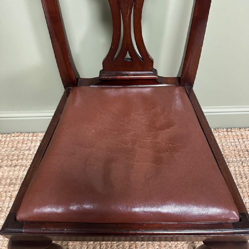 QUALITY SET OF 8 ANTIQUE VICTORIAN DINING CHAIRS BY WILLIAM WALKER SONS - ADDITIONAL PHOTO 8