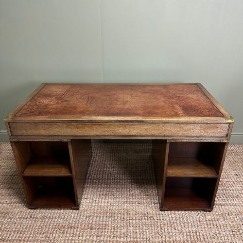 COUNTRY HOUSE ANTIQUE CAMPAIGN DESK - ADDITIONAL PHOTO 1