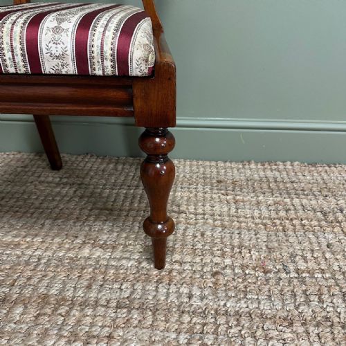 ELEGANT SET OF 6 VICTORIAN MAHOGANY ANTIQUE BALLOON BACK CHAIRS - ADDITIONAL PHOTO 4