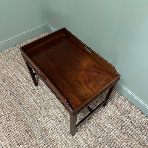BUTLERS TRAY TOP ANTIQUE COFFEE TABLE - ADDITIONAL PHOTO 3