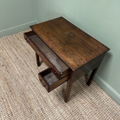 COUNTRY HOUSE 18TH CENTURY ANTIQUE OAK SIDE TABLE - ADDITIONAL PHOTO 1