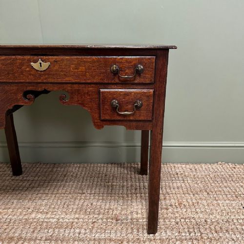 COUNTRY HOUSE 18TH CENTURY ANTIQUE OAK SIDE TABLE - ADDITIONAL PHOTO 4