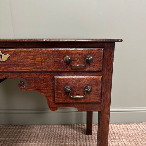 COUNTRY HOUSE 18TH CENTURY ANTIQUE OAK SIDE TABLE - ADDITIONAL PHOTO 5