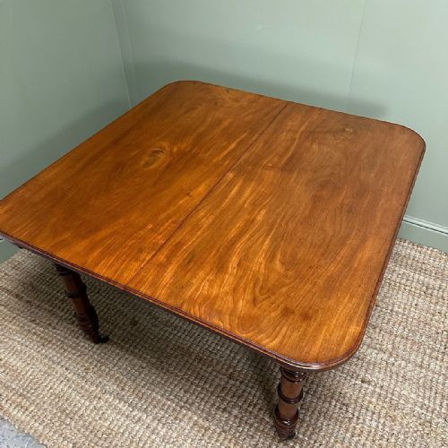 QUALITY ANTIQUE MAHOGANY DINING TABLE BY GILLOWS OF LANCASTER - ADDITIONAL PHOTO 1