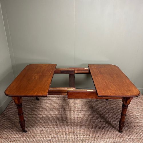 QUALITY ANTIQUE MAHOGANY DINING TABLE BY GILLOWS OF LANCASTER - ADDITIONAL PHOTO 5