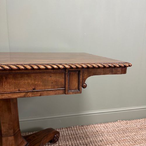 OUTSTANDING REGENCY MAHOGANY ANTIQUE SOFA TABLE - ADDITIONAL PHOTO 5