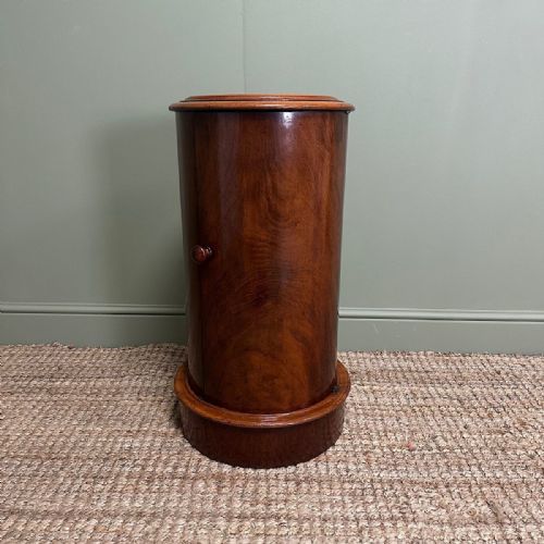 stunning victorian antique cylinder cabinet - CATEGORY: ANTIQUE CUPBOARDS - DATED VICTORIAN