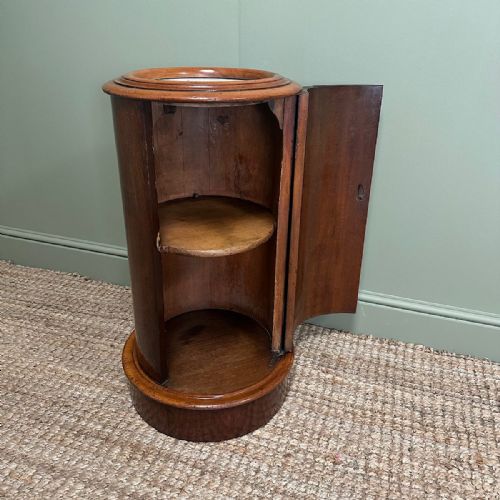 STUNNING VICTORIAN ANTIQUE CYLINDER CABINET - ADDITIONAL PHOTO 1