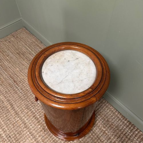 STUNNING VICTORIAN ANTIQUE CYLINDER CABINET - ADDITIONAL PHOTO 2