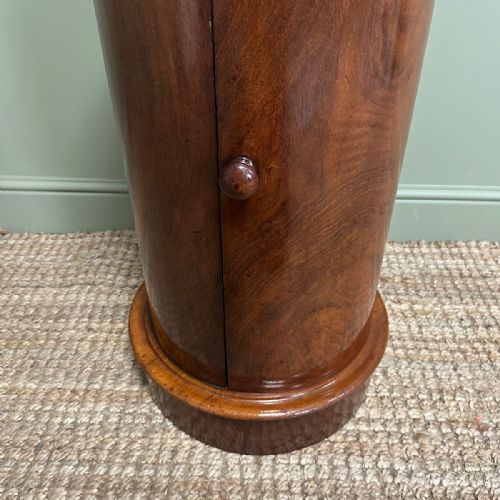 STUNNING VICTORIAN ANTIQUE CYLINDER CABINET - ADDITIONAL PHOTO 3