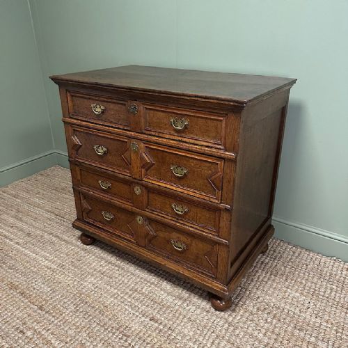 STUNNING EARLY 18TH CENTURY GEORGIAN CHEST OF DRAWERS - ADDITIONAL PHOTO 2