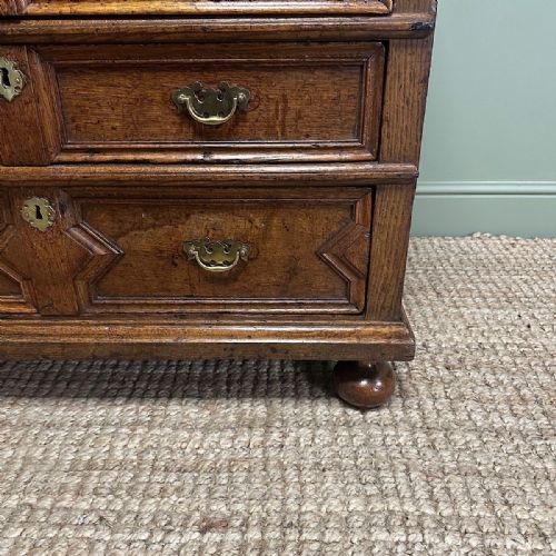 STUNNING EARLY 18TH CENTURY GEORGIAN CHEST OF DRAWERS - ADDITIONAL PHOTO 3