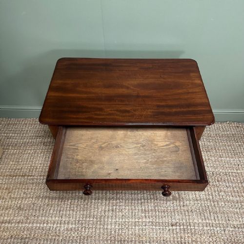 QUALITY ANTIQUE VICTORIAN WRITING TABLE - ADDITIONAL PHOTO 1