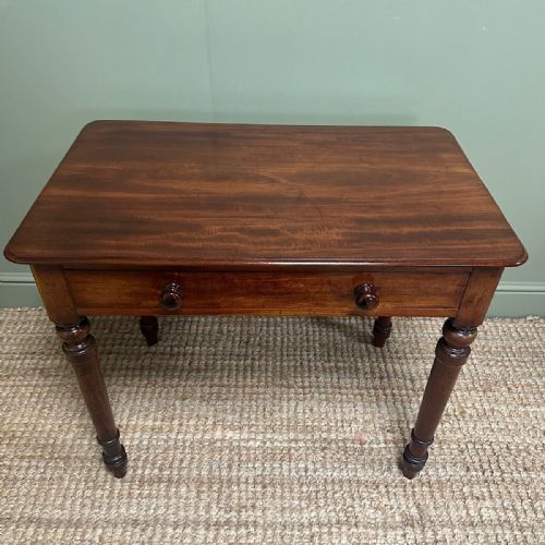 QUALITY ANTIQUE VICTORIAN WRITING TABLE - ADDITIONAL PHOTO 6