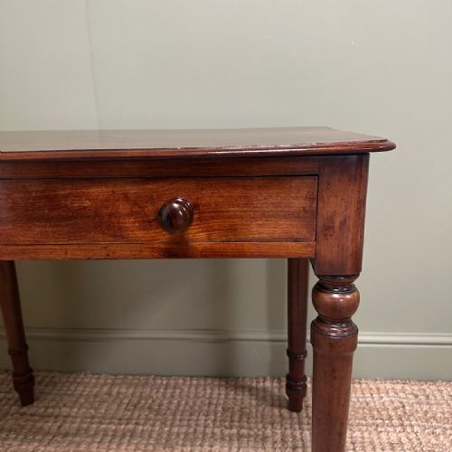 QUALITY ANTIQUE VICTORIAN WRITING TABLE - ADDITIONAL PHOTO 7