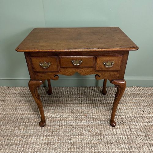 COUNTRY HOUSE PERIOD OAK ANTIQUE LOW BOY - ADDITIONAL PHOTO 9
