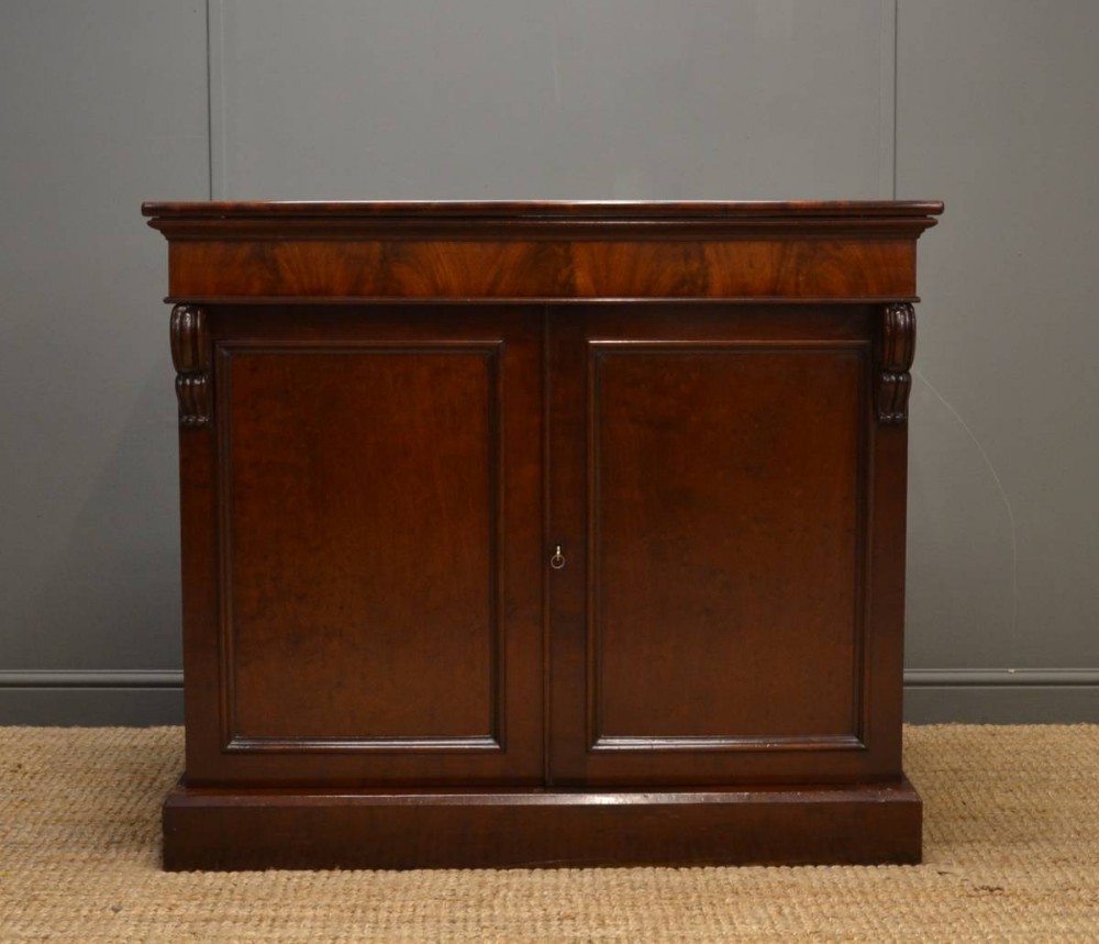 Quality, Regency, Rare, Plum Pudding Mahogany, Antique Cupboard.