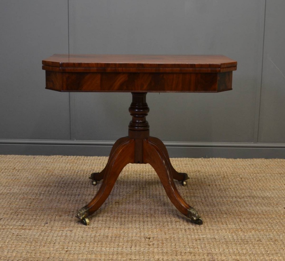 Fine Quality Regency Mahogany Antique Console Table.