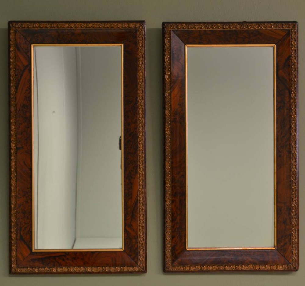 Pair of Antique Edwardian Decorative Mirrors