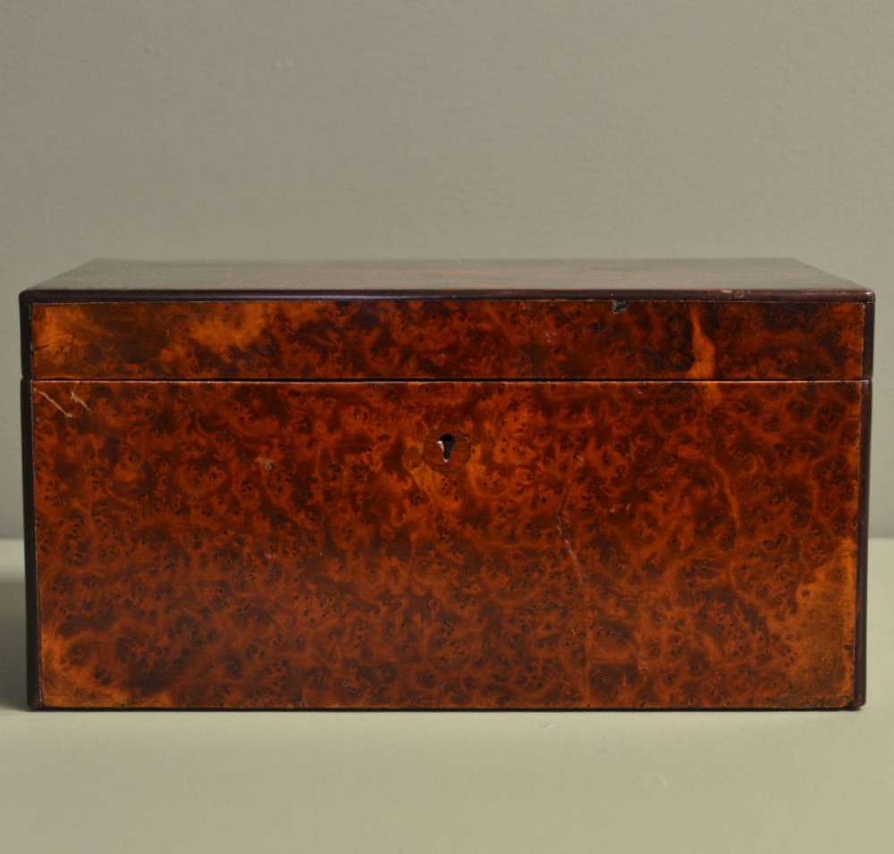 Unusual Birds Eye Maple Small Antique Box