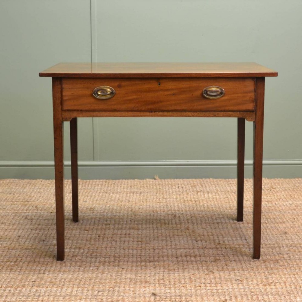 Country Georgian Antique Mahogany Side Table