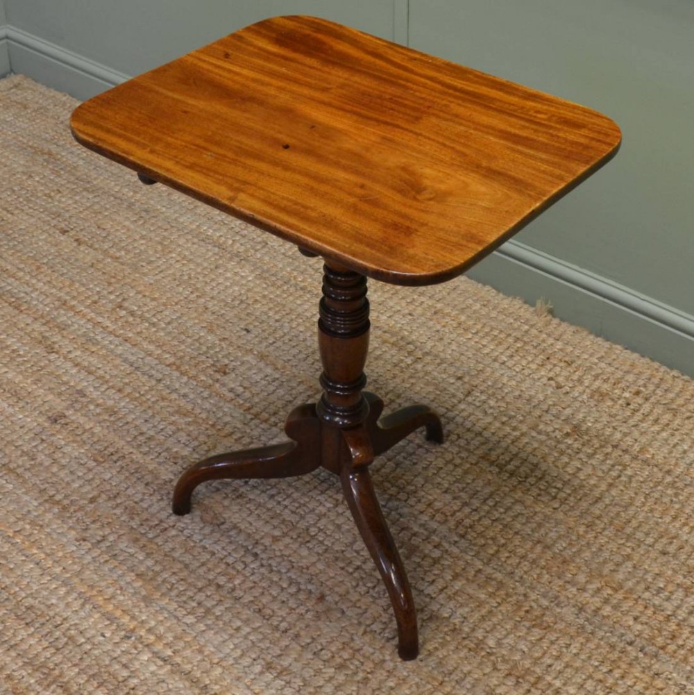 Regency Mahogany Antique Tripod Occasional Table