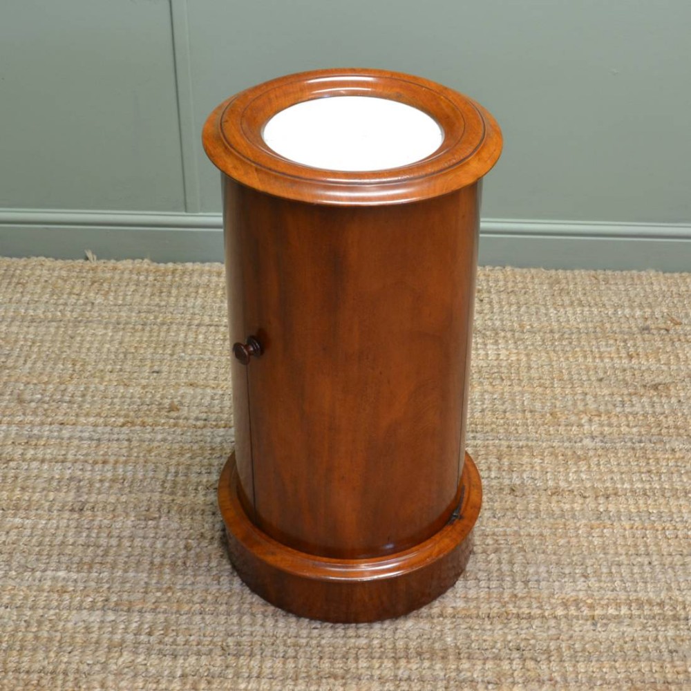 Unusual Mahogany Antique Cylindrical Cupboard.