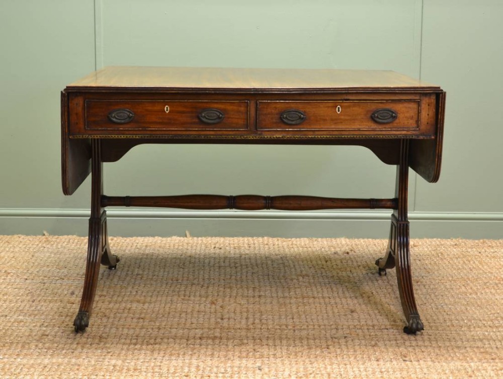 Regency Mahogany Antique Sofa Table