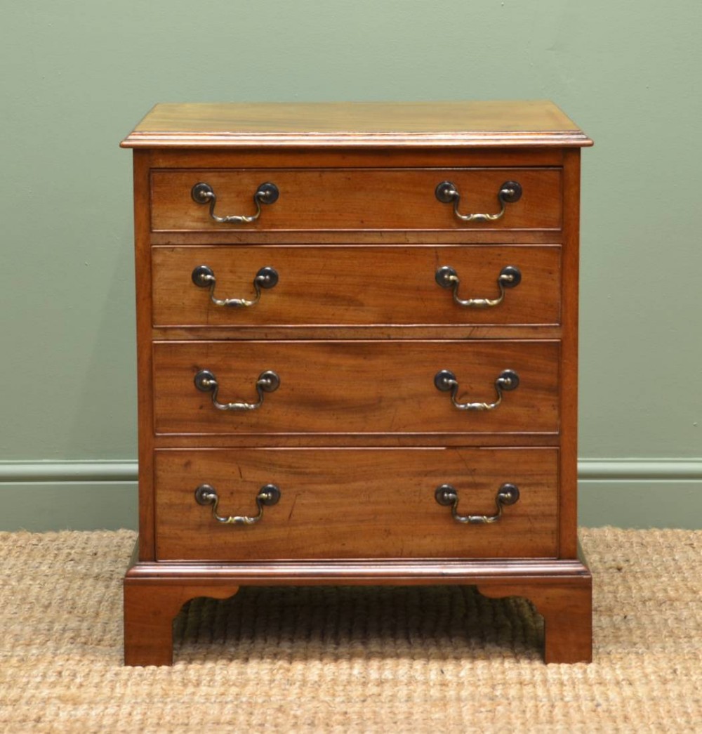Attractive, Small Proportioned, Mellow Mahogany Antique Chest of Drawers