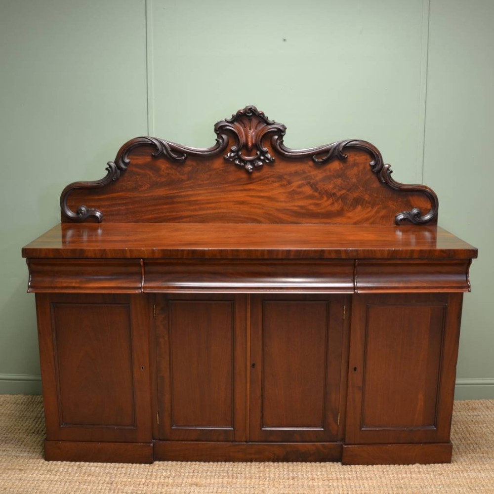 Victorian Mahogany Antique Sideboard