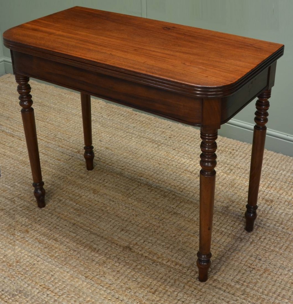 Tea Console Regency Mahogany Antique Tea / Console Table,