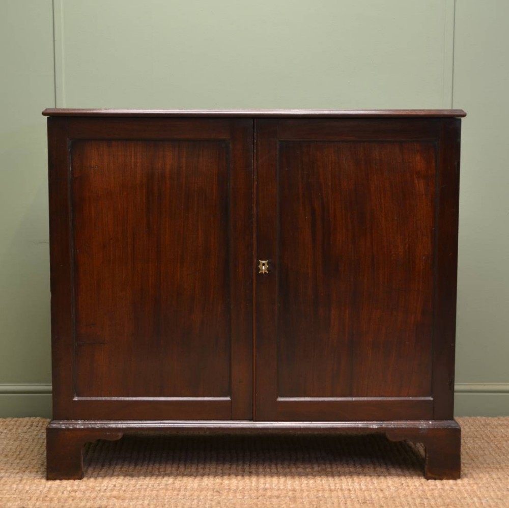 Fine Quality Georgian Cuban Mahogany Antique Cupboard