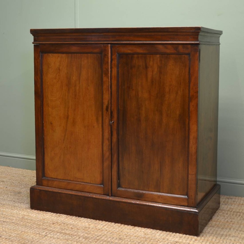 Characterful Victorian Walnut Antique Cupboard