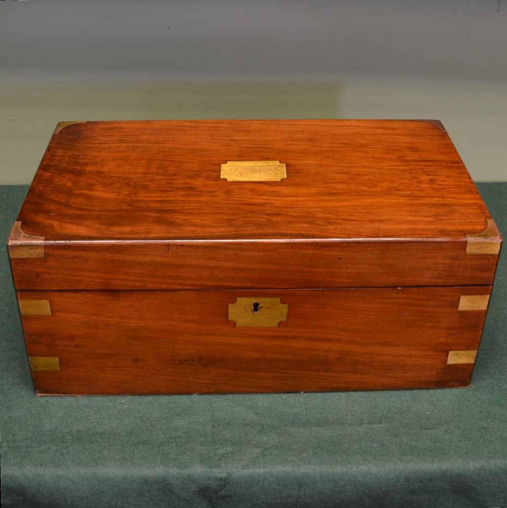 Antique Victorian Walnut Writing Slope